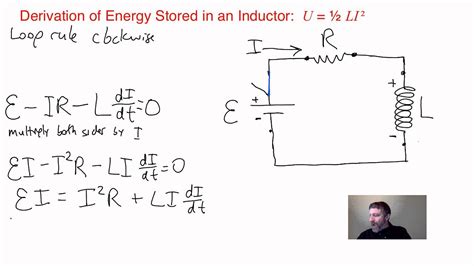 2309 Energy Stored In An Inductor Youtube