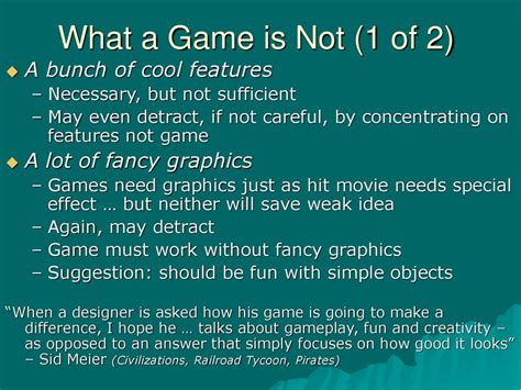 Game Design Define A Game Ppt Download