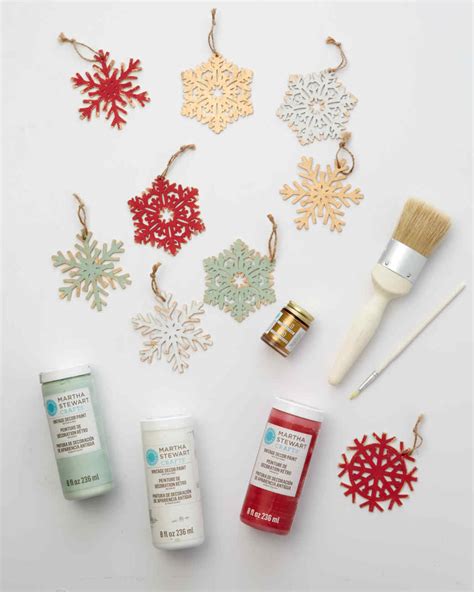 Vintage Looking Snowflake Ornaments Martha Stewart