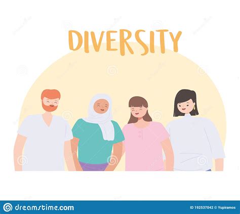 Diverse Multiracial And Multicultural People Young Group Persons
