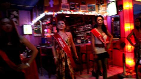 Marina Ladyboy Bar Muay Thai The Night In Chiang Mai Youtube
