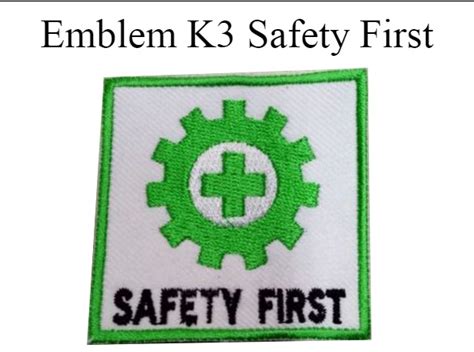 Detail Logo K3 Safety First Koleksi Nomer 32
