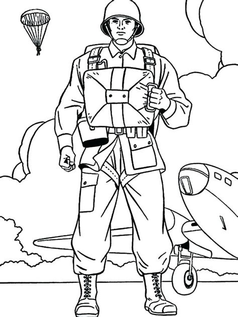 Ww2 Soldiers Coloring Pages Coloring Pages