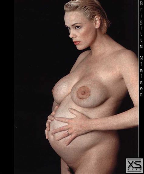Naked Brigitte Nielsen In Celebrity Big Brother. 
