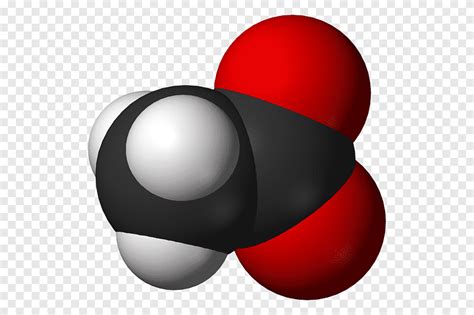 Sodium Acetate Acetic Acid Chemistry Space Filling Model Salt Sphere