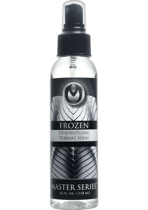 Master Series Frozen Desensitizing Throat Spray Ounce Cupid S Box