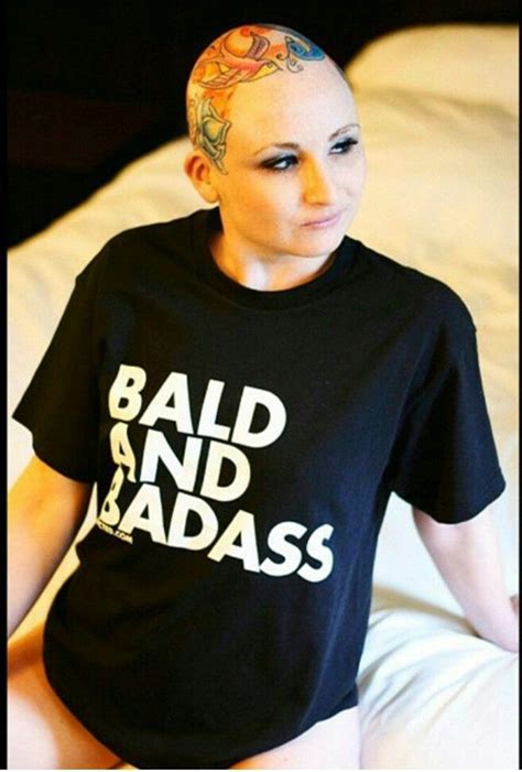 Bald And Badass Female Mohawk Female Head Scalp Tattoo Face Tattoo