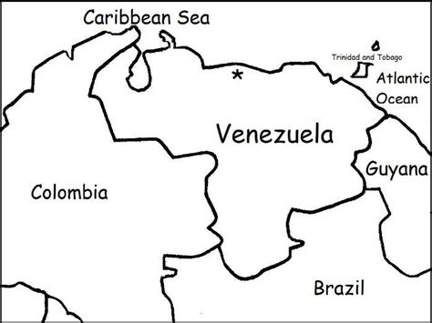 Venezuela Printable Handout With Map To Color By Tspeelman Teaching