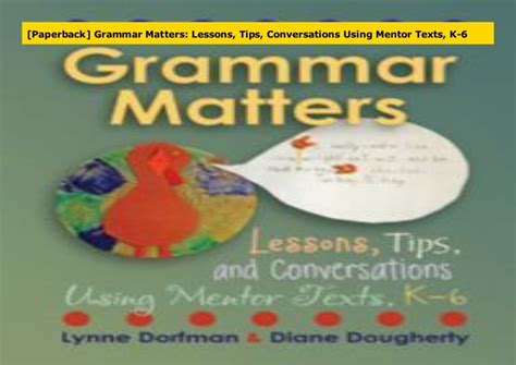 Paperback Grammar Matters Lessons Tips Conversations Using Ment