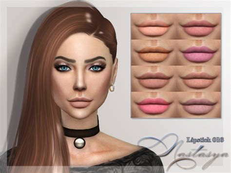 Sims 4 Ccs The Best Lipstick Matt By Nastasya