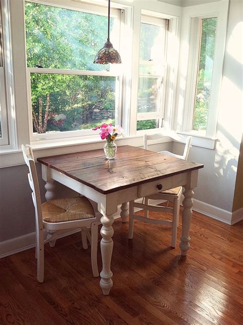 Likable square kitchen table and chairs tall thank you for visiting small square kitchen table set, we hope you can find what you need here. The perfect breakfast nook petite farm table! Made with a ...