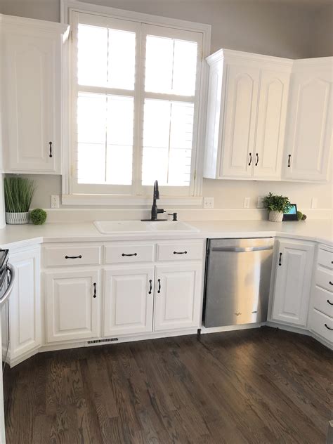 Looking for appliance ideas for your new tiny house kitchen? Simple white kitchen with stainless appliances and plants ...
