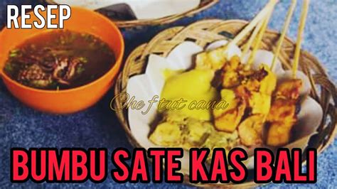 Mau coba buat di rumah? RESEP SATE AYAM/DAN CARA MEMBUAT BUMBU KUNING - YouTube