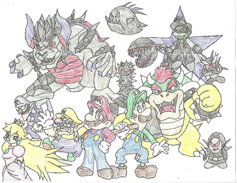 Mario And Luigi Nightmare In Mushroom Kingdom By Gamevison Co On Deviantart