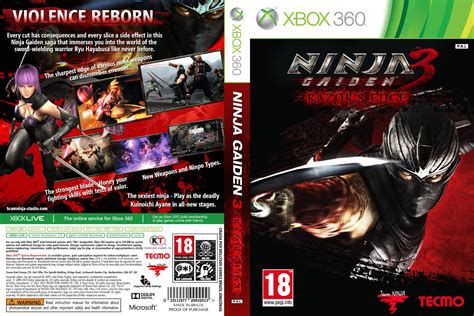 Capa Ninja Gaiden 3 Razors Edge Xbox 360 Downsgames