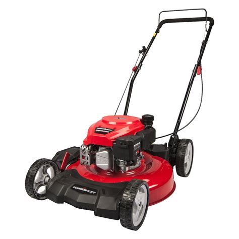 Powersmart 21 Inch 144cc Gas Push Lawn Mower With Mulch And Side