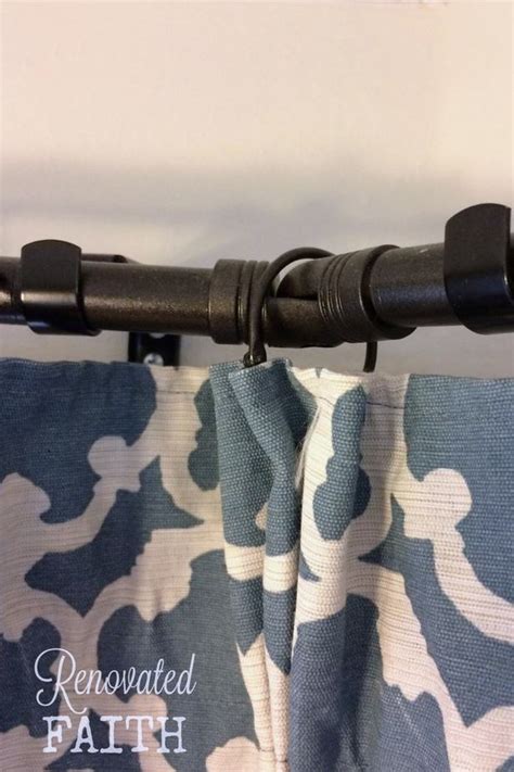 Curtain rods are one of my favorite things to diy. bay curtain rods - Renovated Faith