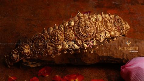 Antique Gold Vaddanam Indian Jewellery Designs