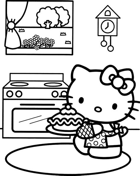 All information about hello kitty cupcake coloring pages. Hello Kitty Birthday Coloring Pages - GetColoringPages.com