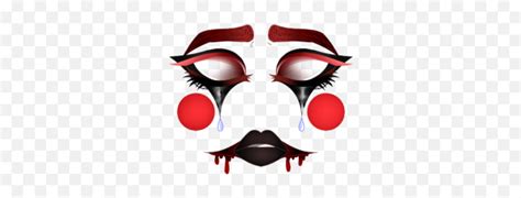 Qosmedix Sad Clown Roblox For Adult Pngclown Makeup Png Free