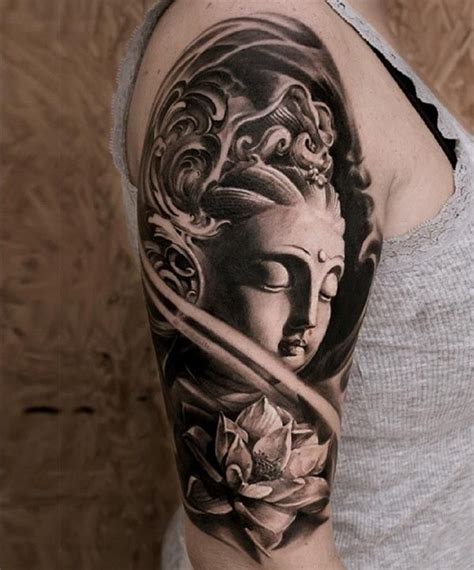 60 Inspirational Buddha Tattoo Ideas Cuded In 2020 Buddha Tattoo