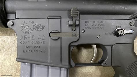 Used Colt Government Carbine Ar 15 A2 556 Nato 17 30 Rd