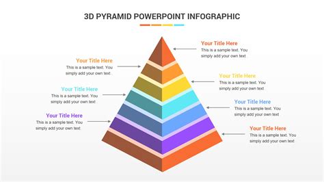 3d Pyramid Template For Powerpoint With 5 Segments Slidemodel