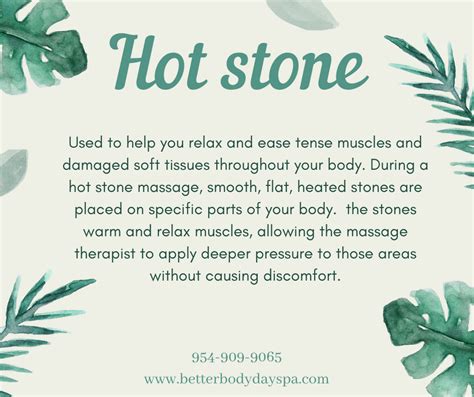Hot Stone Massages Are The Perfect Way To Relax Book One With Us Today By Giving Us A Call At