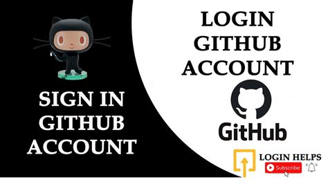 How To Login Github Account Sign In To Github Login Youtube