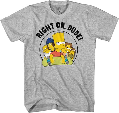Buy The Simpsons Boys Bart Simpson Skating Shirt Krusty The Klown