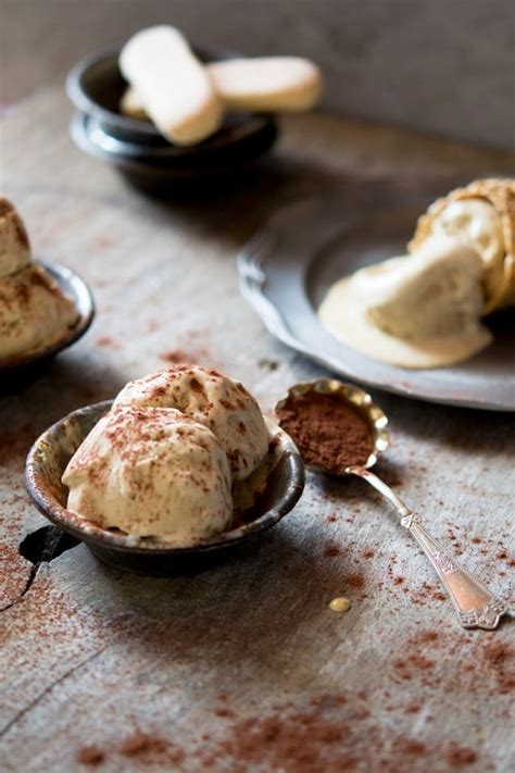 Tiramisu Ice Cream Inside The Rustic Kitchen