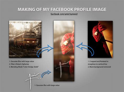 Making Of Facebook Profile Picture Amir Hameed