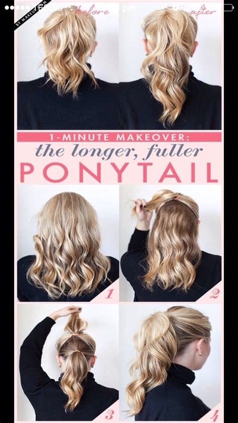 How To Make A Longer And Fuller Ponytail Musely