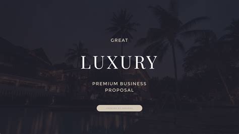 Luxury Powerpoint Template
