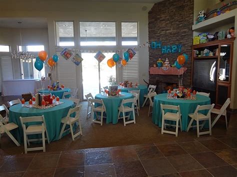 Browse 153 photos of teal and orange. Teal and orange decorations | Party | Pinterest
