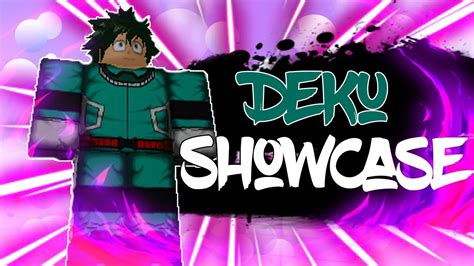 New Deku Full Showcase In Anime Battle Arena Roblox Terrablox