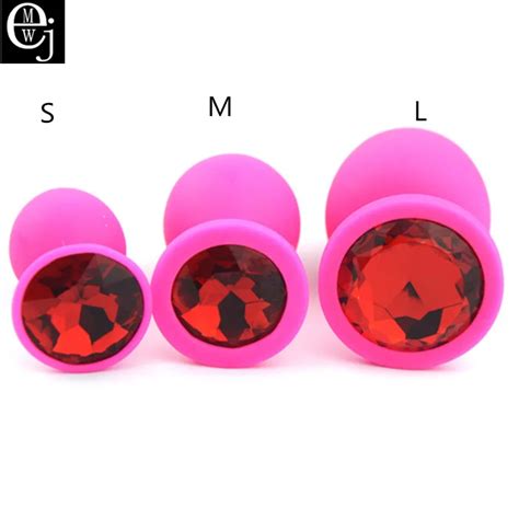 Ejmw Pink Silicone Anal Plug 3 Size You Can Choose Butt Plug Anal Sex Toys For Women Men Gay Sex