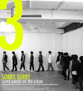 It was released as a digital single on march 9, 2009, and was later included as the title single in the group's third studio album, sorry, sorry, released on march 12, 2009. Sorry, Sorry - Wikipedia bahasa Indonesia, ensiklopedia bebas