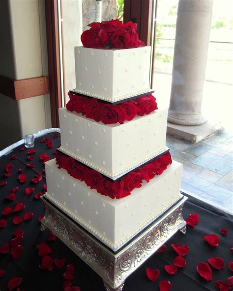 Square Wedding Cake Simple Square Buttercream Wedding Cake Fresh