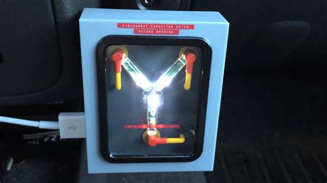 Flux Capacitor Usb Charger Back To The Future Youtube