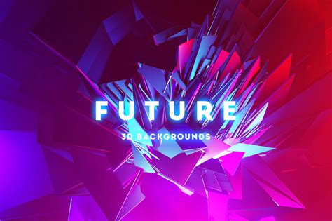 Future 20 Futuristic 3d Backgrounds On Behance