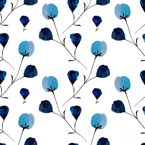 Seamless Floral Pattern Flowers Texture Digital Art By Jullyg Pixels