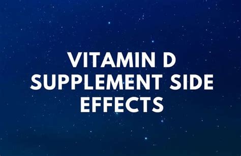 Feb 25, 2018 · i am loving hearing the success stories of consuming egg shell calcium! Vitamin D Supplement Side Effects - Your Health Remedy