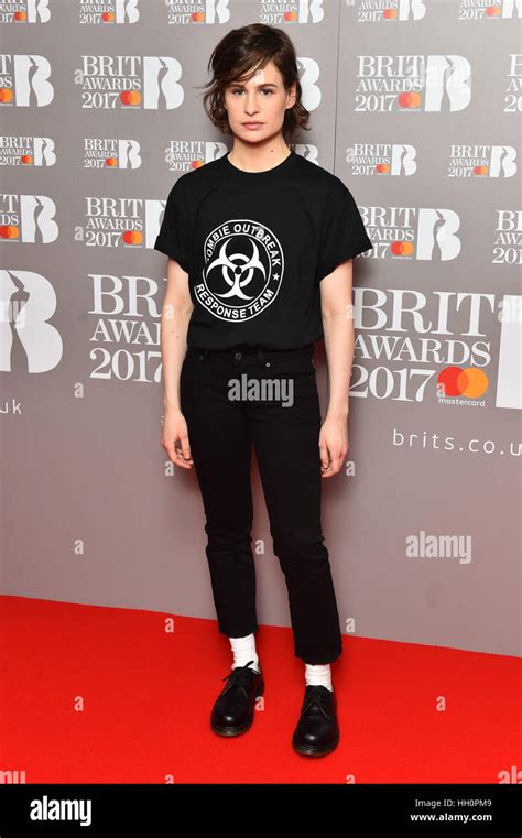 Heloise Letissier Of Christine And The Queens Attending The Brit Awards