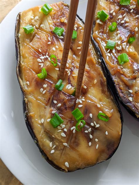 Miso Glazed Eggplant Vegan Kitchen