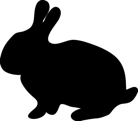 Download 186 bunny silhouette free vectors. Clipart - Bunny Rabbit Silhouette