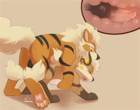 Rule 34 2014 Anal Anal Sex Arcanine Body Markings Canine Closed Eyes