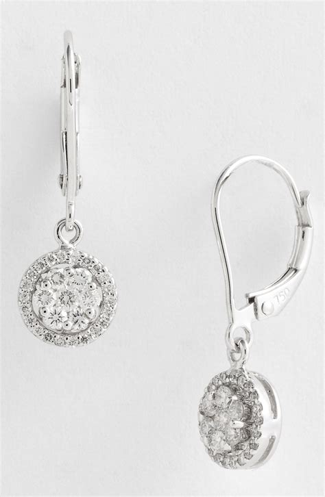 Find great deals on ebay for diamond drop earrings yellow gold. Bony Levy Diamond Flower Drop Earrings in White (white gold) | Lyst