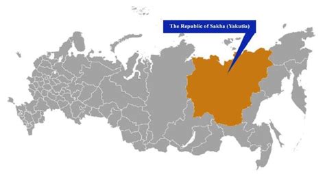 Location Of The Republic Of Sakha Yakutia Download Scientific Diagram