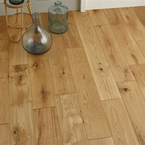 European Solid Oak Flooring 150mm Uv Lacquered 18mm Thick Natural